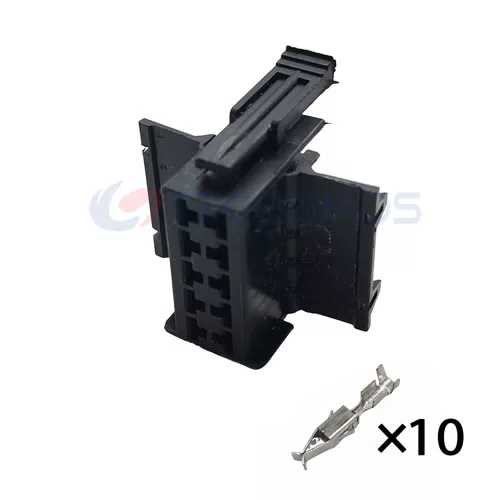 Waterproof Copper ABS/Nylon Housing IP66 Rated 10-Pin Female Wire Harness Plug for Car 929504-3 - image 3